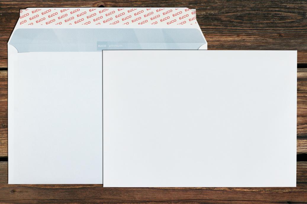 Briefhüllen C4 229x324 mm Haftklebend Hochweiß 100 g/qm